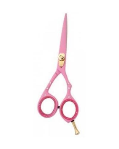 Professional Razor Scissor Convex Edge, Adjustable Screw With Clipper Plate, Honed Blades, Removable Finger Rest (01-002)