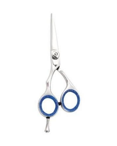 Professional Razor Scissor Convex Edge, Adjustable Screw With Clipper Plate, Honed Blades, Removable Finger Rest (01-004)