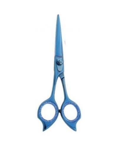 Professional Razor Scissor Convex Edge, Adjustable Screw With Clipper Plate, Honed Blades, Removable Finger Rest (01-011)