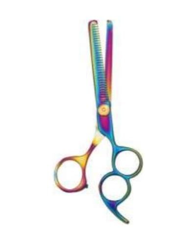 Professional Thinning Scissors With Finger Rest And Adjustable Screw 32 Teeth 6.5