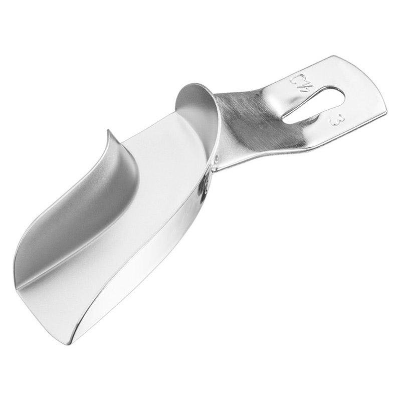 Impression Tray, Unperf., Part., 1/2 R, Sz.3