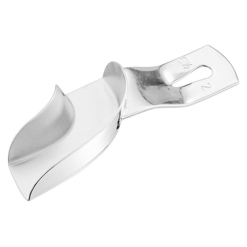 Impression Tray, Unperf., Part., 1/2 R, Sz.2
