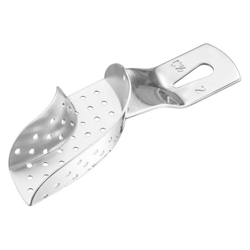 Impression Tray, Perf., Part., 1/2 R — Size 2 — Size 2