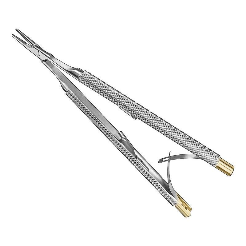 Castroviejo, Micro Needle Holder, 13Cm, Tc — Size 13CM