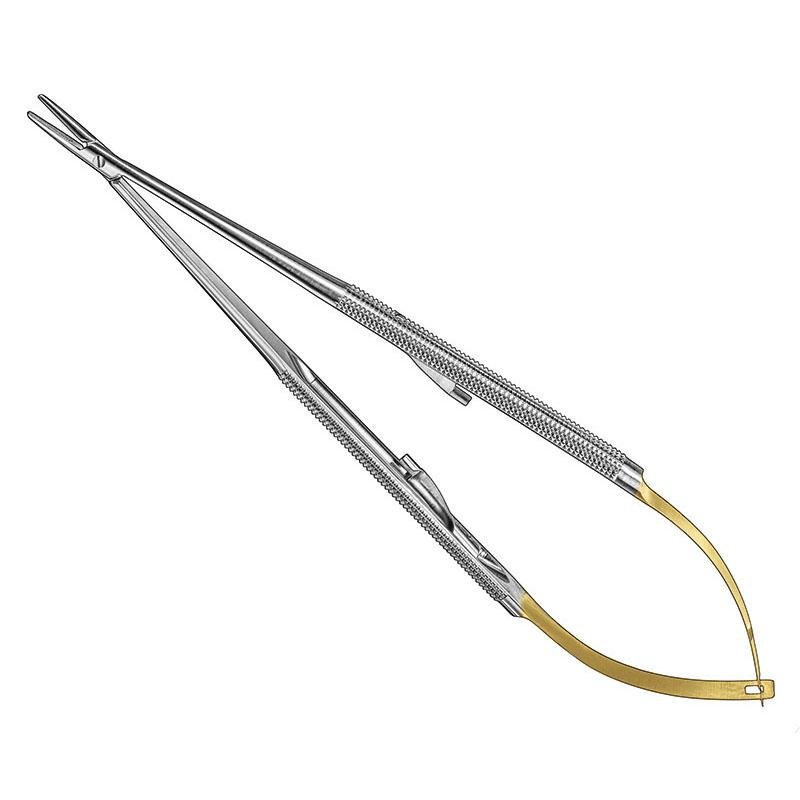 Barraquer, Micro Needle Hold., 18Cm, Str, Tc — Size 18CM