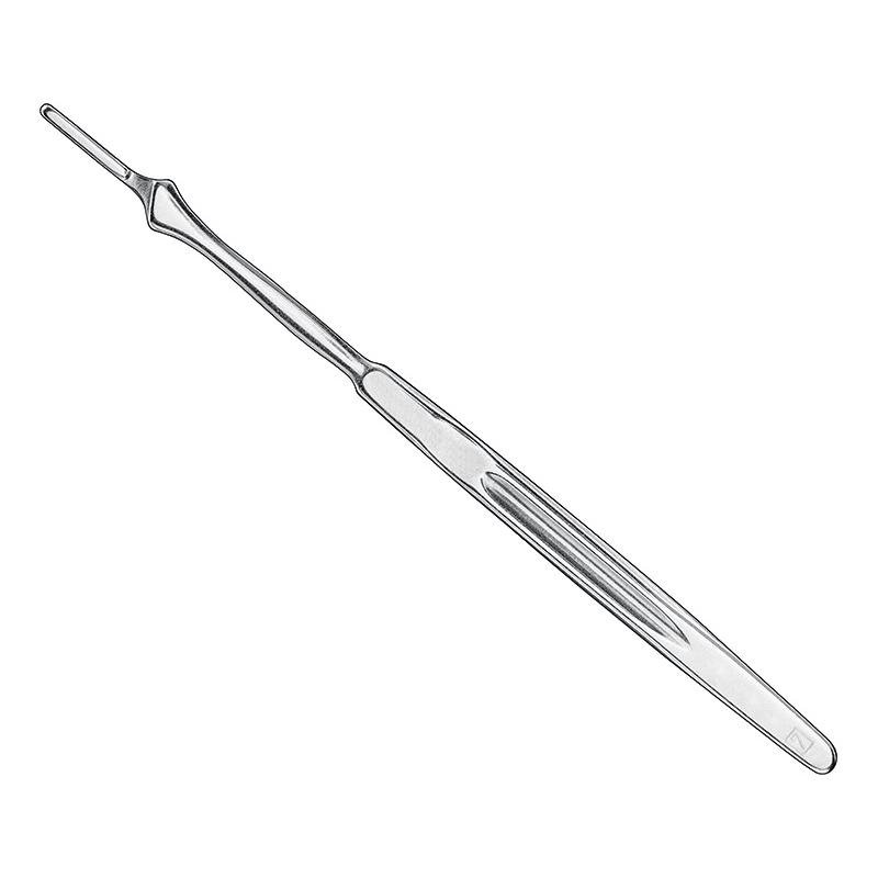 Scalpel Handle, 15 Cm, Round Shaped — Size 15 CM