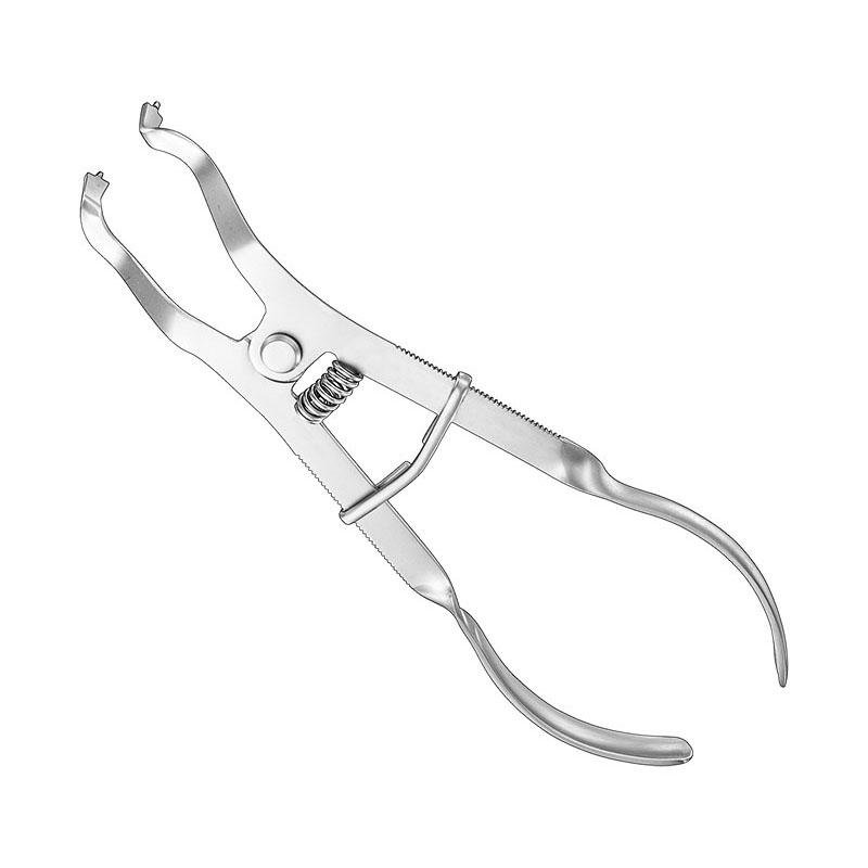 Ivory, Rubberdam Clamp Forceps, 17 Cm