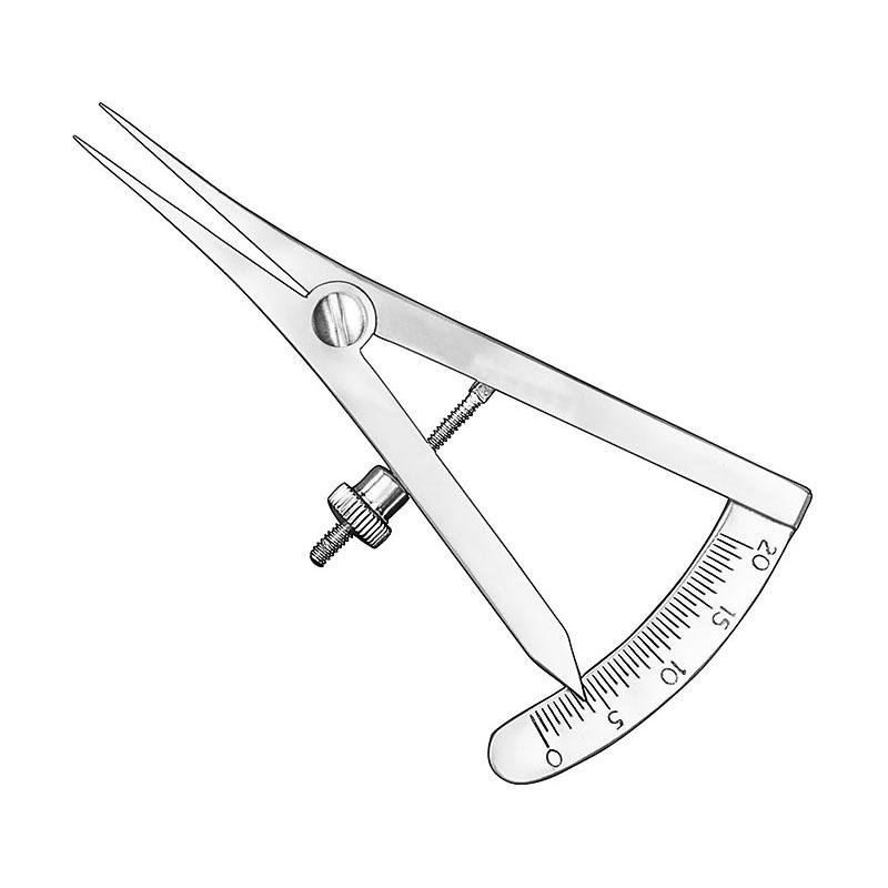 Castroviejo, Caliper, 20 Mm, Straight - Only For Comparitive Measurements - — Size 20 MM