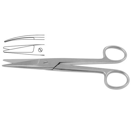 Mayo-Noble Gynecological Scissor Curved 16.5 Cm - 6 1/2