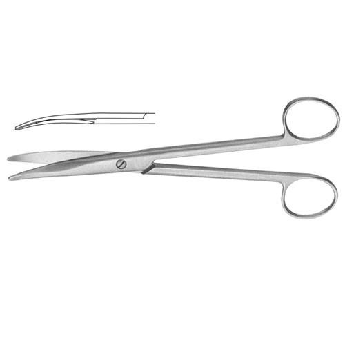 Mayo Dissecting Scissor Curved - With Chamfered Blades 21.5 Cm - 8 1/2