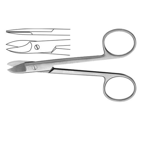 Beebee Crown Scissor Straight - One Toothed Cutting Edge 12 Cm - 4 3/4
