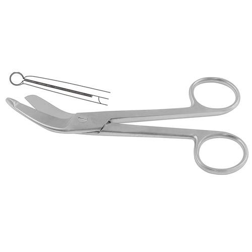 Lister-Excentric Bandage Scissor One Serrated Cutting Edge 19 Cm - 7 1/2