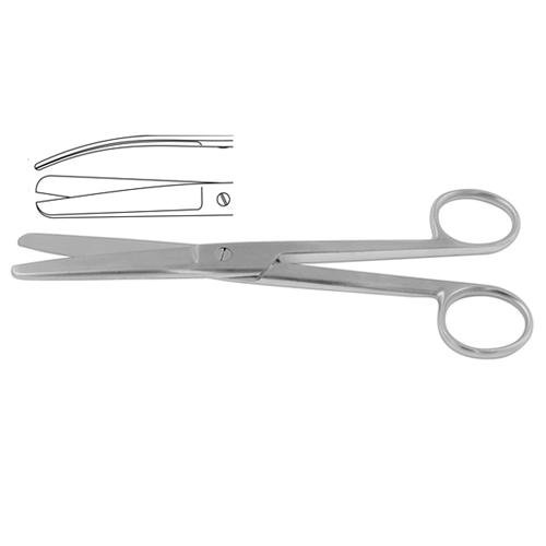 Doyen Gynecological Scissor Curved 18.5 Cm - 7 1/4