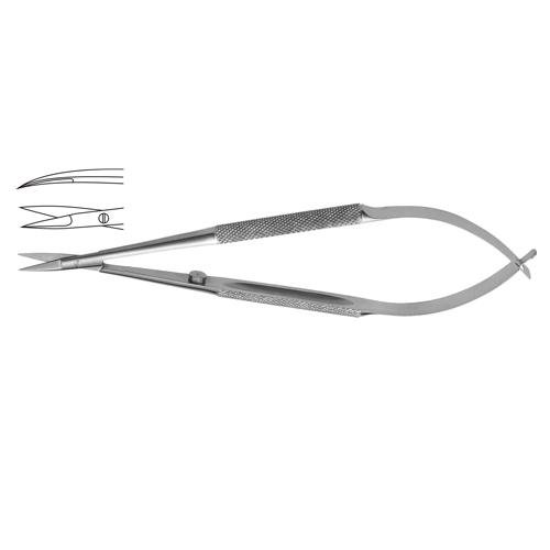 Micro Scissor Curved - Round Handle 15 Cm - 6" Blade Size 10 Mm