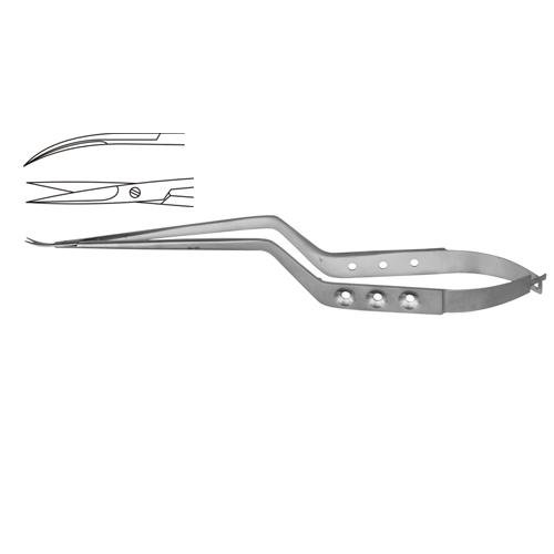Potts Micro Scissor Curved - Bayonet Shaped 23 Cm - 9