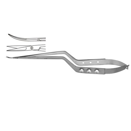 Micro Scissor Curved Downwards - Bayonet Shaped 18.5 Cm - 7 Â¼