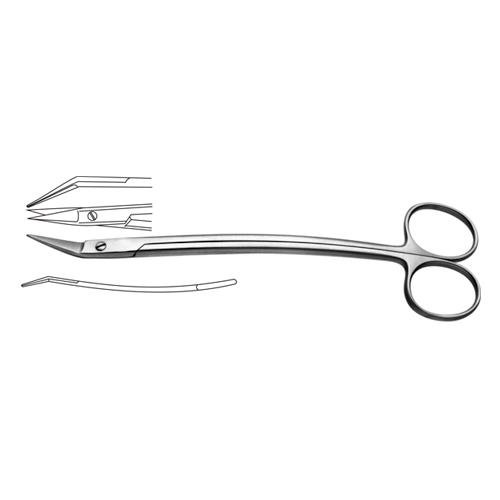 Dean Tonsil Scissor Toothed - Angled Upwards 17.5 Cm - 7