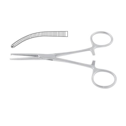 Kocher-Nippon Haemostatic Forceps Curved - 1 X 2 Teeth 14.5 Cm - 5 3/4
