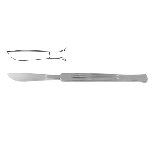 Dissecting Knife / Operating Knife With Metal Handle 16 Cm - 6 1/4" Blade Size 45 Mm
