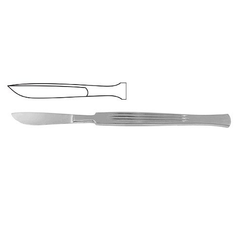 Dissecting Knife / Operating Knife With Metal Handle 15.5 Cm - 6" Blade Size 40 Mm