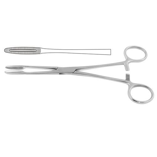 Gross-Maier Dressing Forceps Straight - With Ratchet 20.5 Cm - 8