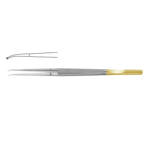 Diam-N-Dustâ„¢ Micro Ring Forcep Overview: Diam-N-Dustâ„¢ Micro Ring Forcep Curved - With Counter Balance 23 Cm - 9" Diameter 1.0 Mm Ã˜