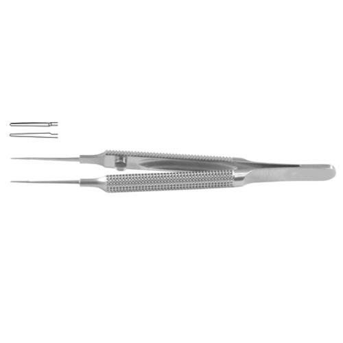 Tennant Suture Tying Forcep Straight - Round Handle With Guide Pin - Extra Delicate Smooth Jaws 10.5 Cm - 4" Jaws Length 6 Mm (SKS-SUR-0753)