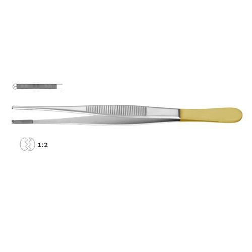 Ultragripâ„¢ Tc Oehler Dissecting Forcep 1 X 2 Teeth 16 Cm - 6 1/4