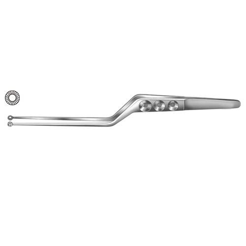 Yasargil Tumor Grasping Forceps Overview: Yasargil Tumor Grasping Forceps Bayonet Shaped 22 Cm - 8 3/4" Tip Size 3.0 Mm Ã˜