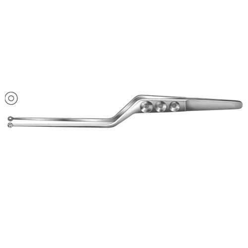 Yasargil Tumor Grasping Forcep Overview: Yasargil Tumor Grasping Forcep Bayonet Shaped 22 Cm - 8 3/4" Tip Size 5.0 Mm Ã˜