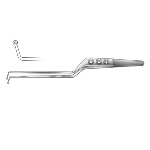 Samii Tumor Grasping Forcep Overview: Samii Tumor Grasping Forcep Bayonet Shaped 24 Cm - 9 1/2" Tip Size 3.0 Mm Ã˜ (SKS-SUR-0785)