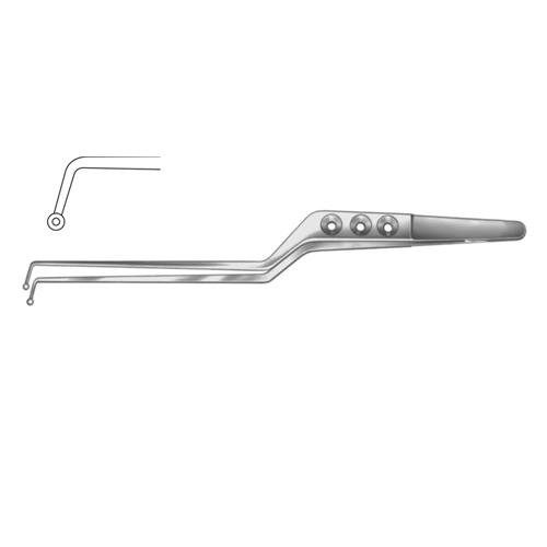 Samii Tumor Grasping Forcep Overview: Samii Tumor Grasping Forcep Bayonet Shaped 24 Cm - 9 1/2" Tip Size 3.0 Mm Ã˜ (SKS-SUR-0786)