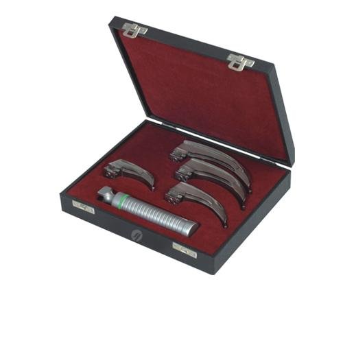 Coronaâ„¢ Premium Fiber Optic Mcintosh Laryngoscope Set With Battery Handle (SKS-SUR-0853)